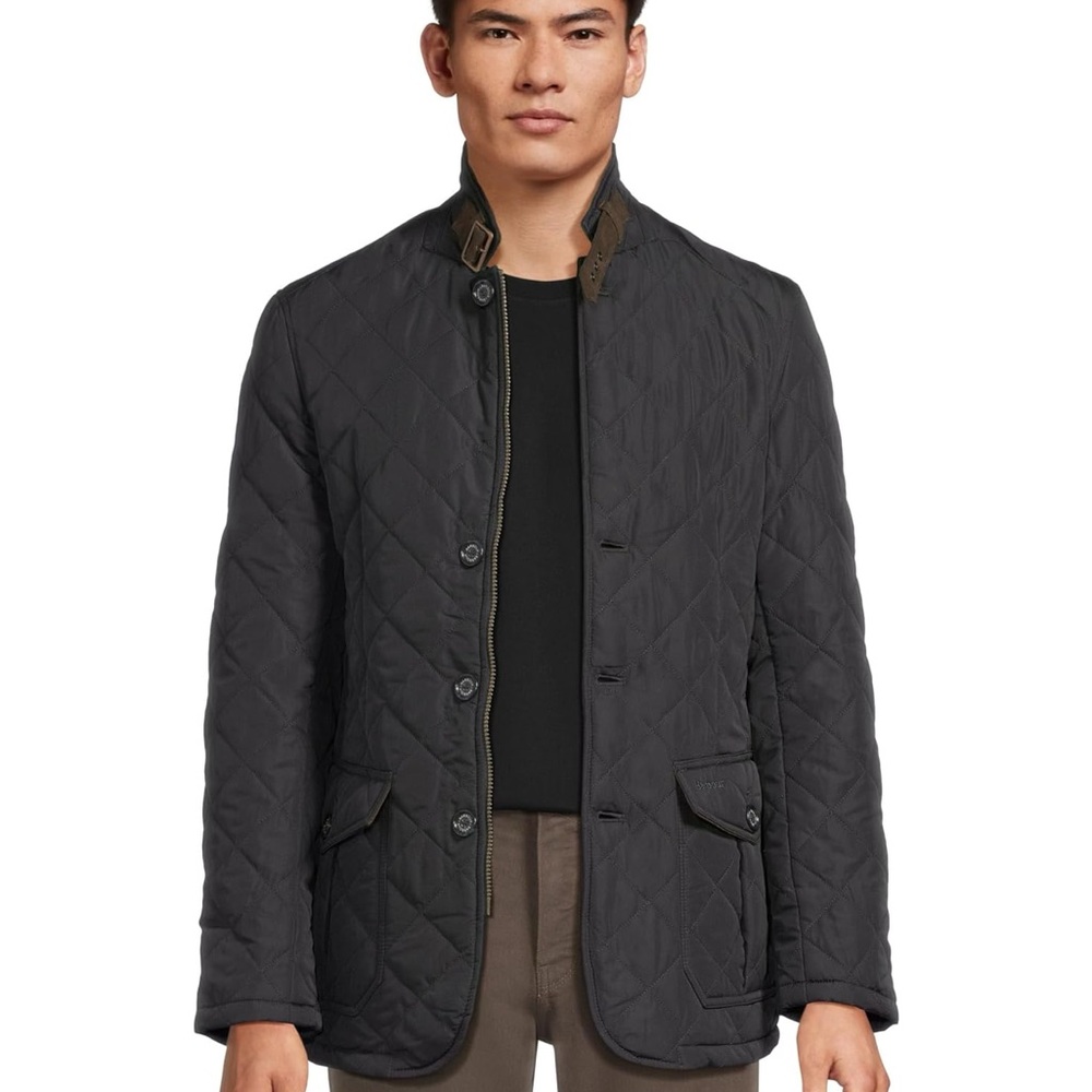 Barbour Men's Quilted Navy Jacket